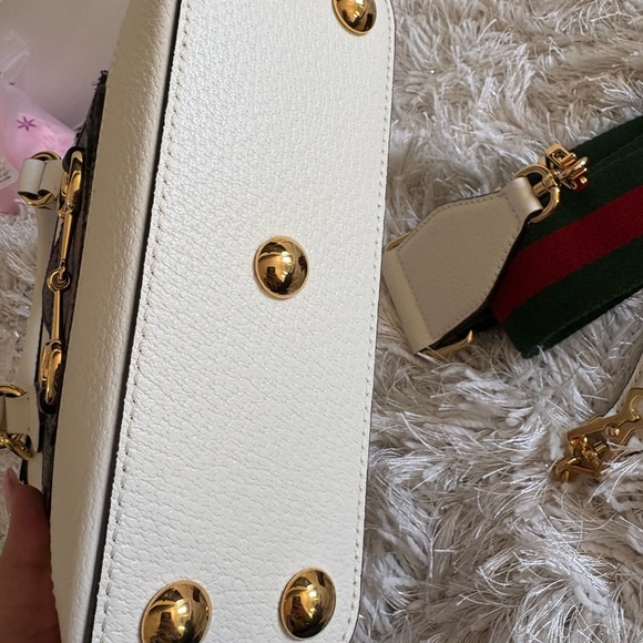 GUCCI X ADIDAS horsebit 1955 mini handbag - Picture 8 of 12